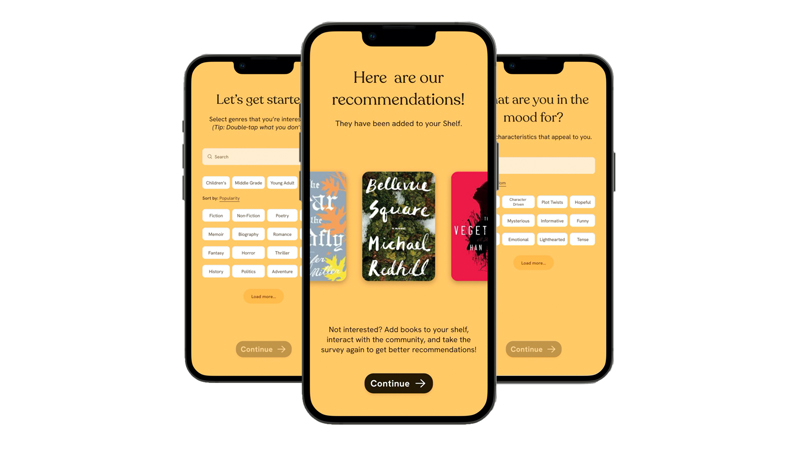 Bookmatch app prototype